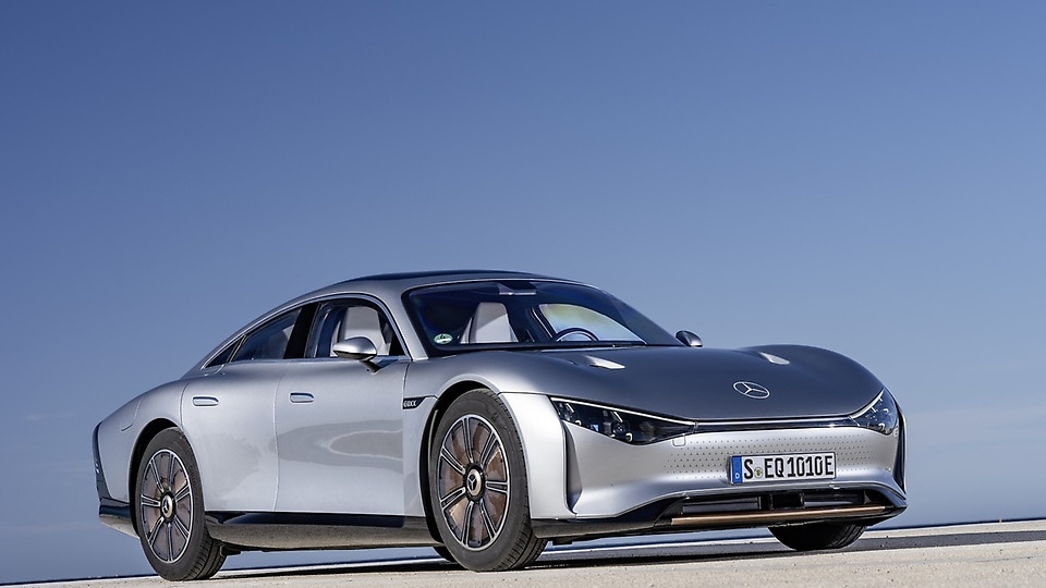 The VISION EQXX embodies Mercedes-Benz’s vision of the future of electric cars.