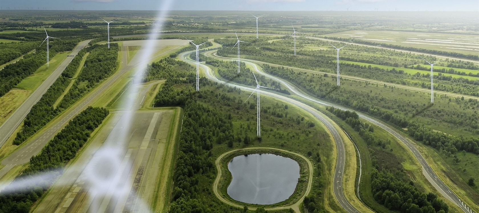 Mercedes-Benz hat mit den Planungen zur Installation eines Windparks auf seinem Testgelände im norddeutschen Papenburg begonnen.