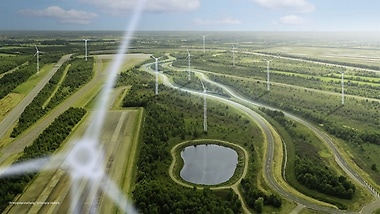 Mercedes-Benz has started planning the installation of a wind farm at its test track in Papenburg, northern Germany.