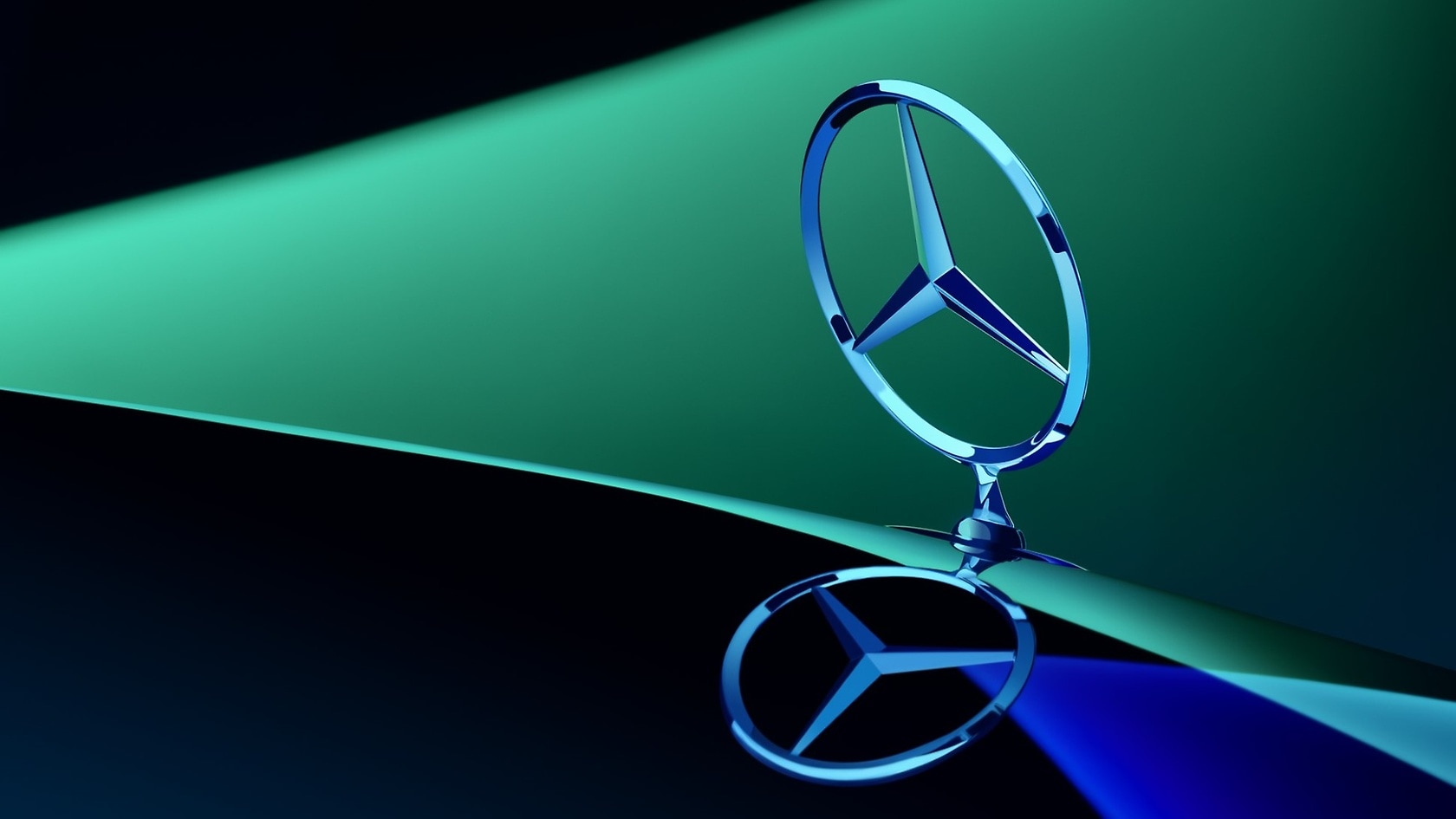 Mercedes-Benz star.