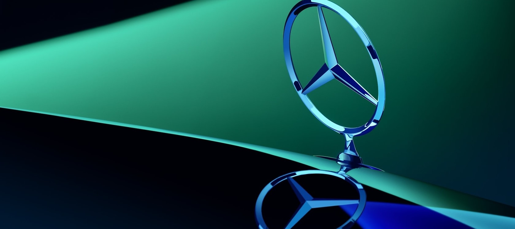 Mercedes-Benz star.