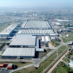 Centro Industrial Juan Manuel Fangio von Mercedes-Benz in Argentinien.