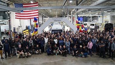 The start of production of the new eSprinter in Charleston was celebrated at the end of January 2024.