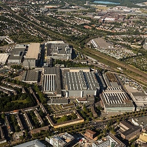 Mercedes-Benz Plant in Düsseldorf.