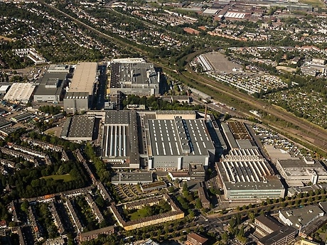 Mercedes-Benz Plant in Düsseldorf.