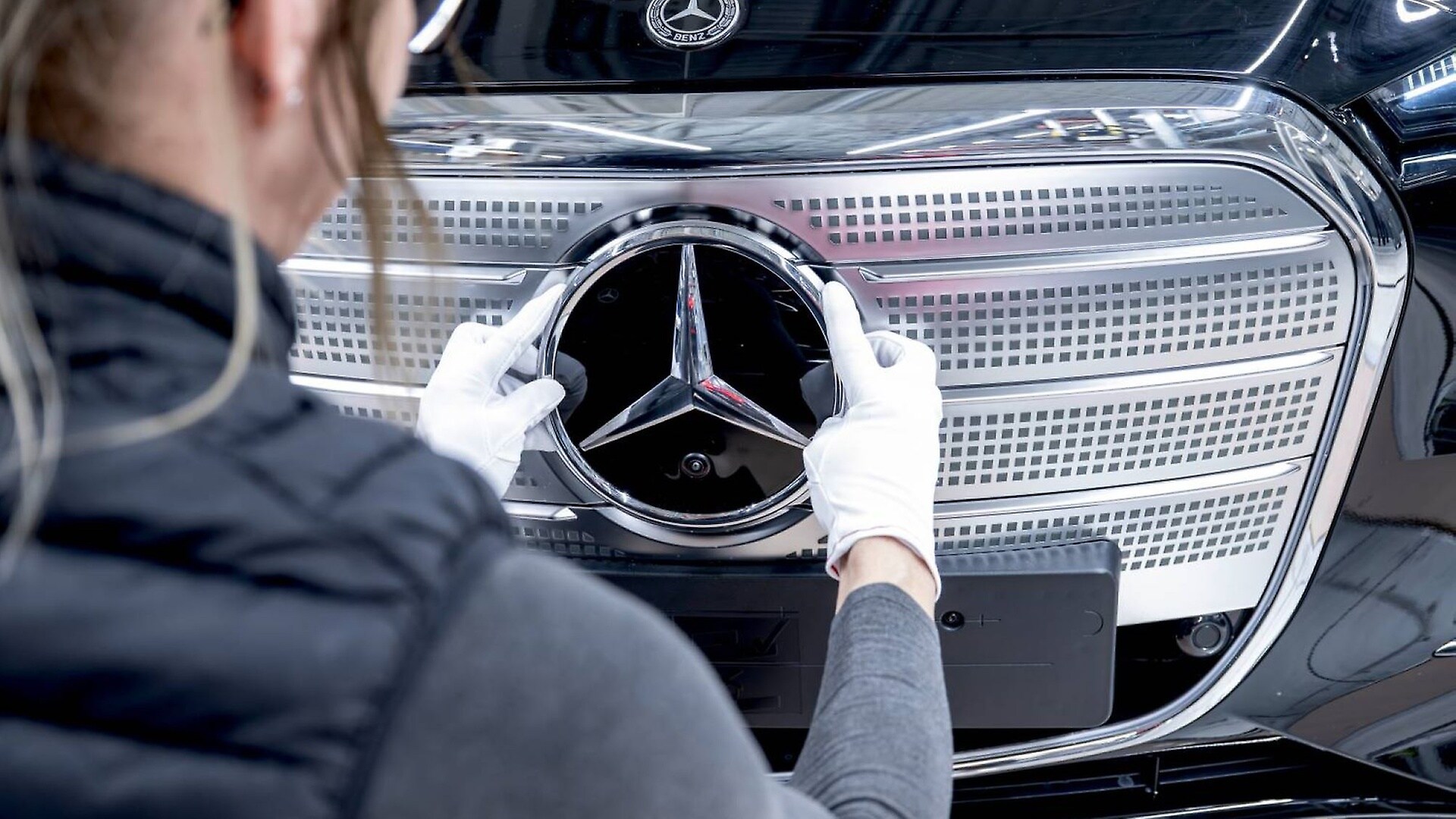 Mit Präzision gefertigt: die vollelektrische Mercedes-Benz C-Klasse.