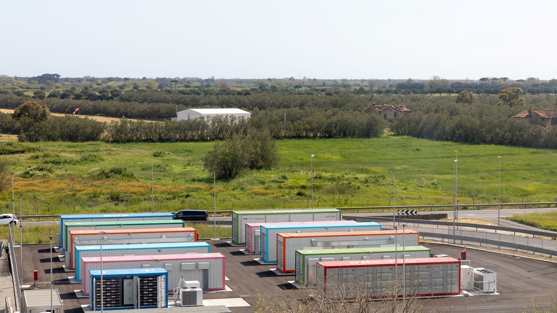 Energy Storage for Rome-Fiumicino Airport, Italy.