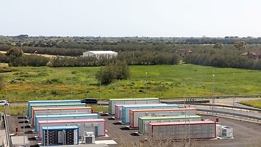 Energy Storage for Rome-Fiumicino Airport, Italy.