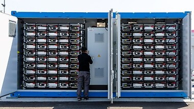 Energy Storage for Rome-Fiumicino Airport, Italy.