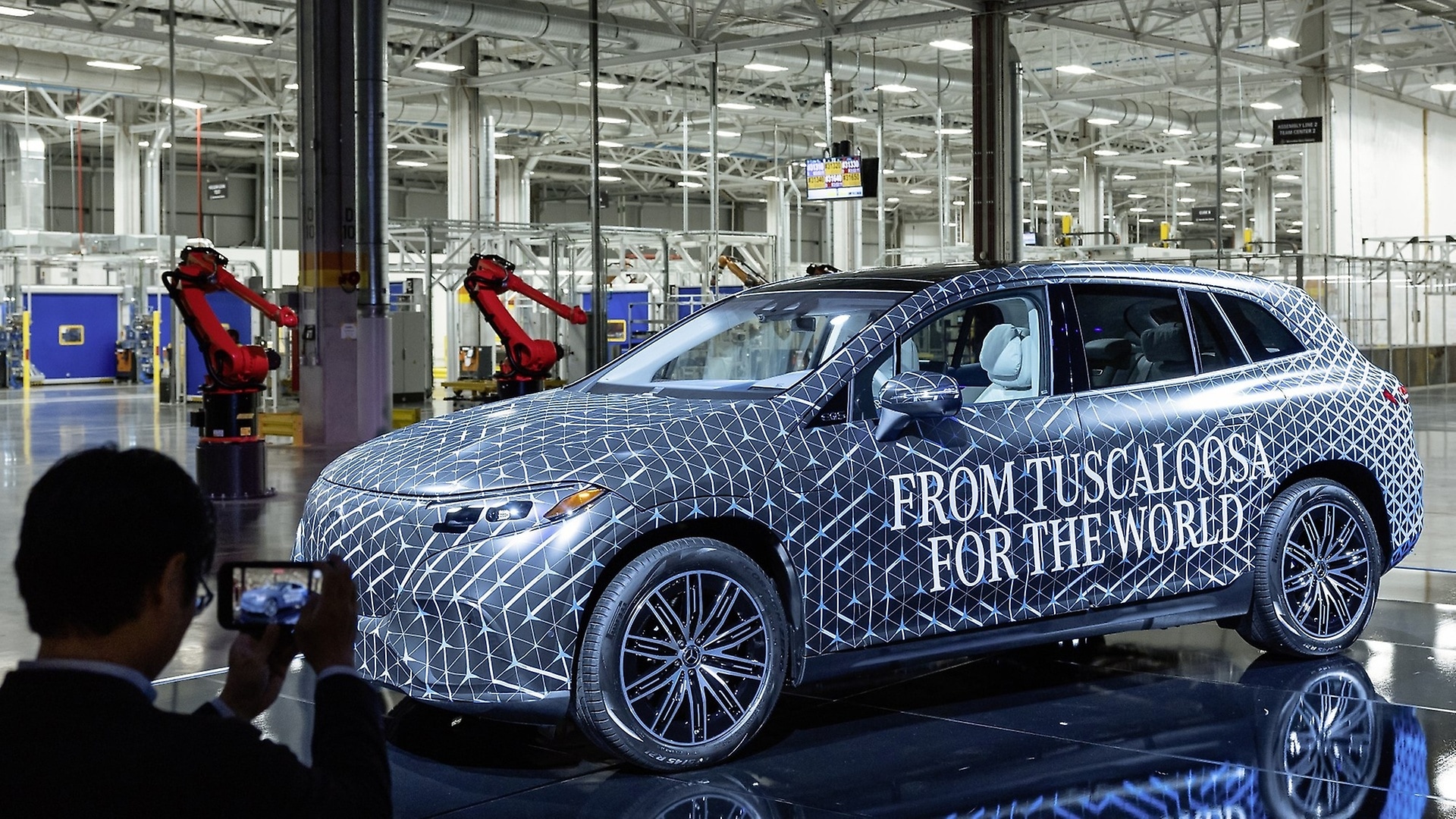 Opening of the new Mercedes-Benz battery factory in Bibb County, Alabama.