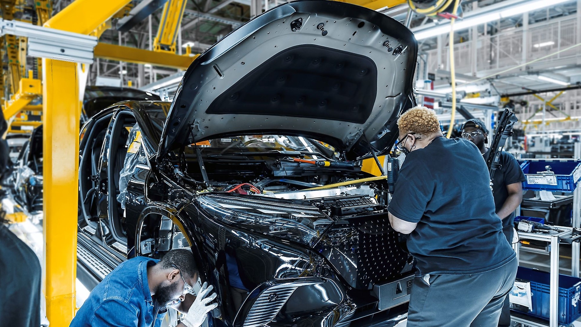 A glimpse into production at the Mercedes-Benz plant Tuscaloosa.