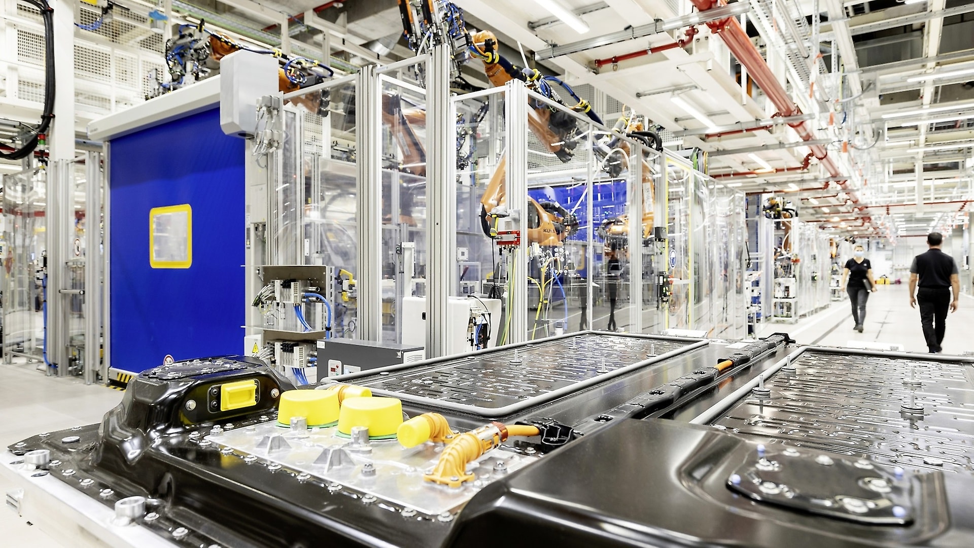 Die Mercedes-Benz Batteriefabrik Untertürkheim fertigt ab 2021 Batteriesysteme für das Mercedes-Benz Modell EQS.