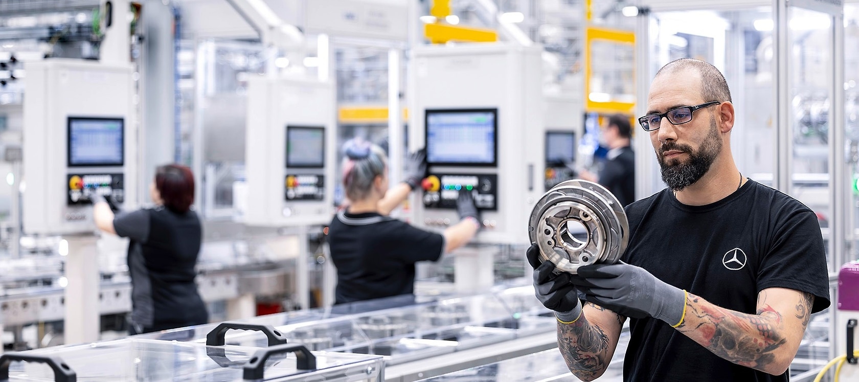 Mercedes-Benz Produktion Untertürkheim.