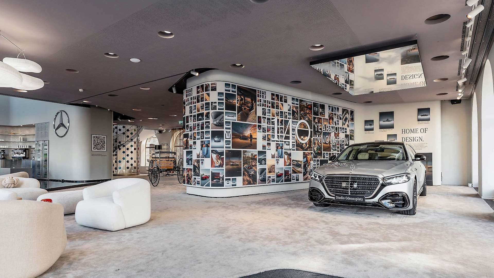 Mercedes-Benz Studio Odeonsplatz in Munich, Germany, 2026.