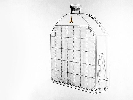 Mercedes-Bienenwaben-Kühler