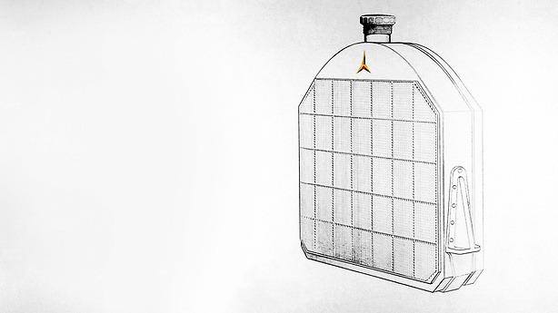 Mercedes Honeycomb radiator