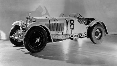 Mercedes-Benz SSKL model racing car (starting number 18) from 1931.
