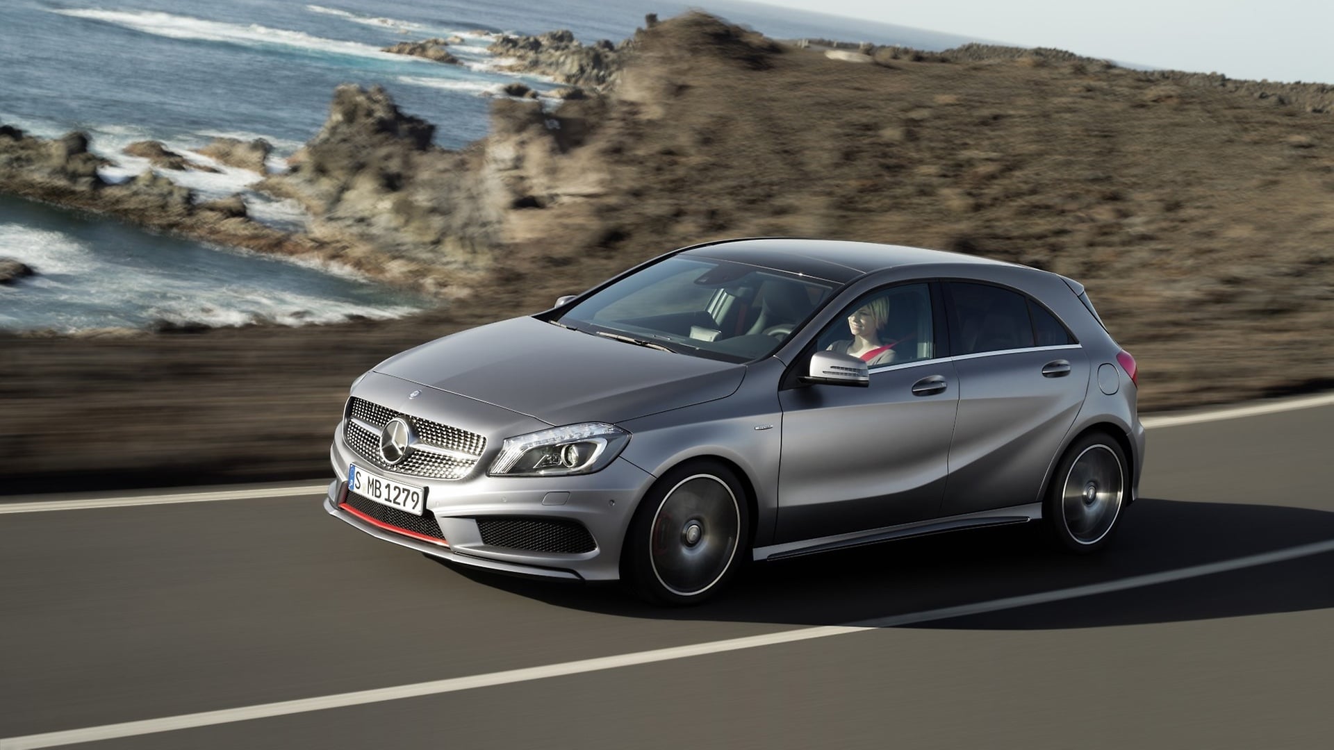 World premiere of the new A-class.