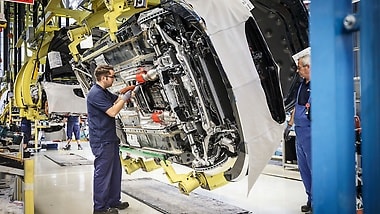 The Mercedes-Benz Sindelfingen plant celebrates its 100th birthday.