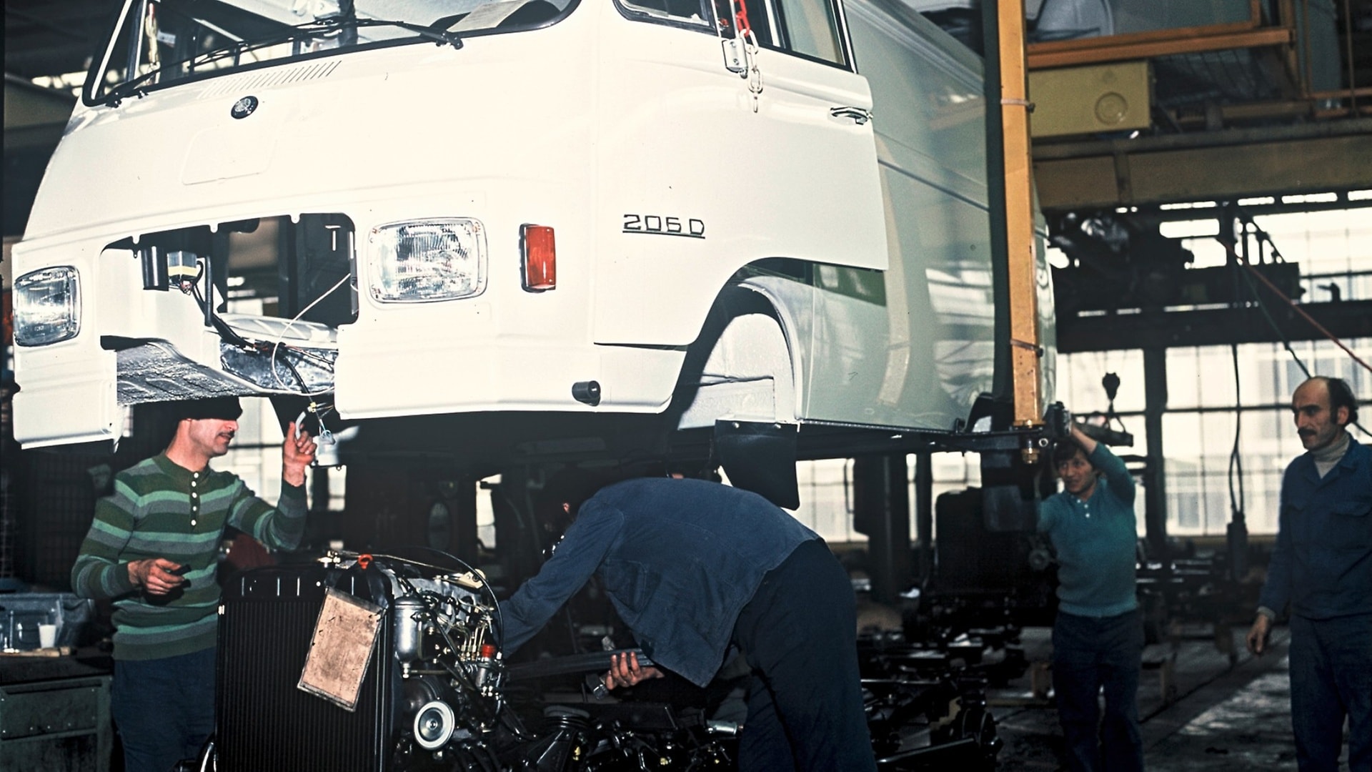 Vehicle plants in Hanomag-Henschel era, Bremen plant. Van production around 1970