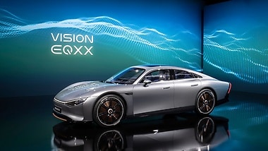 The VISION EQXX shows how Mercedes-Benz envisions the future of the electric car.