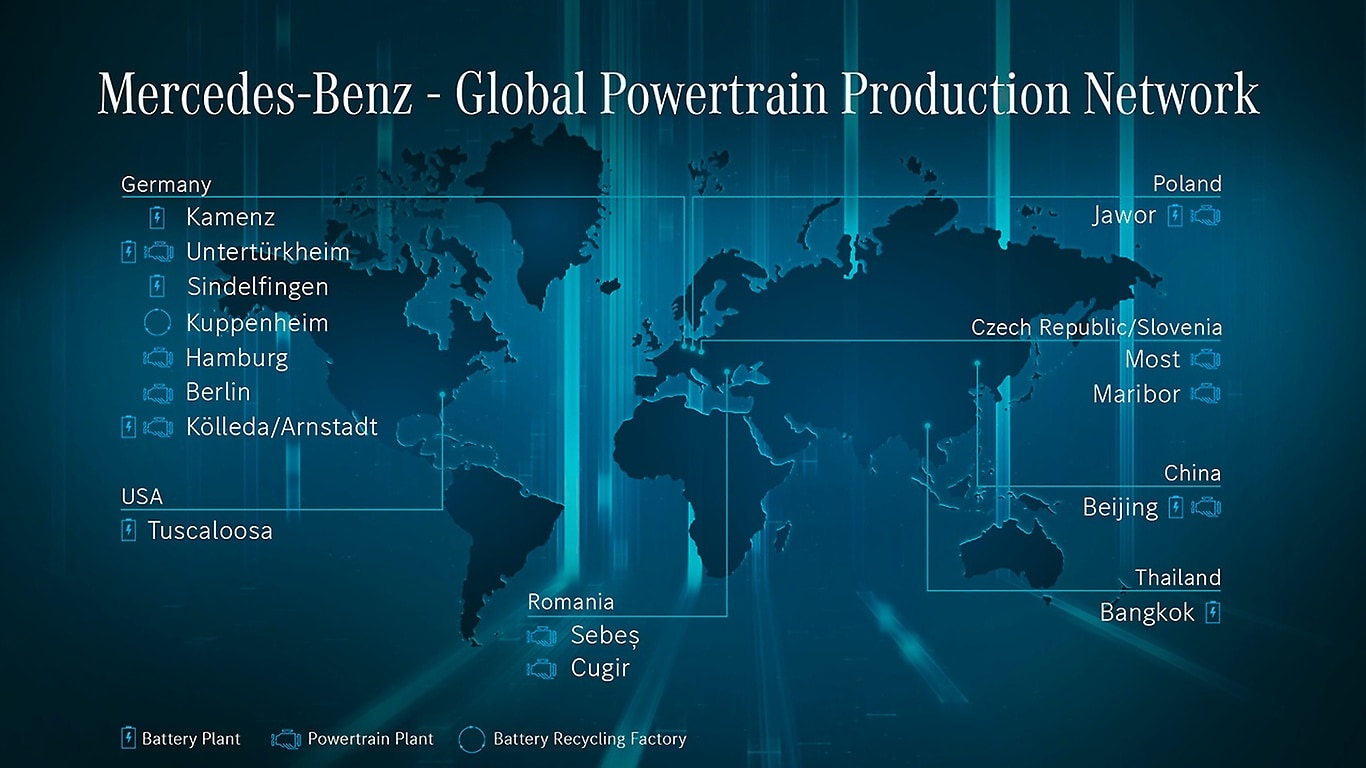 Overview: The Mercedes-Benz Powertrain Production Network | Mercedes ...