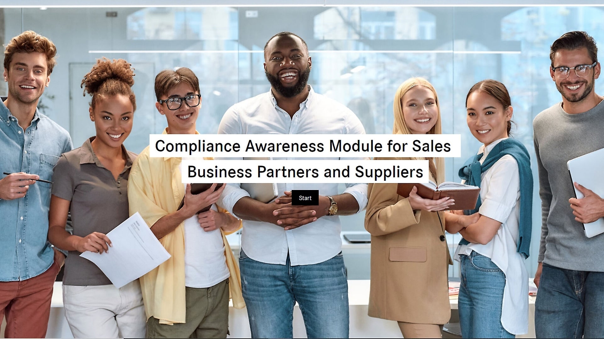 The web-based “Compliance Awareness Module“ informs our sales partners and suppliers about the principles that Mercedes-Benz follows in terms of integrity.